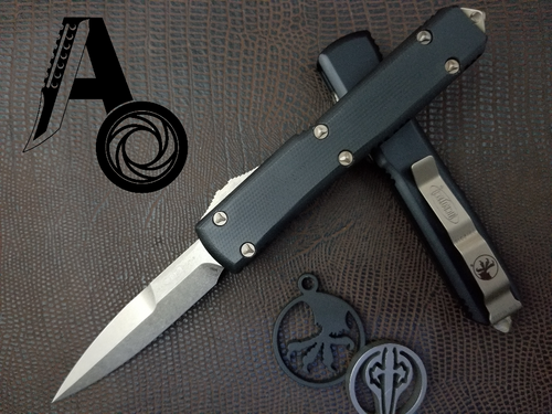 Microtech Ultratech Bayonet 120-13GTBK G10 Bronze Blade