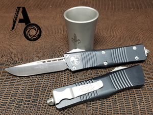 Microtech Troodon S/E OTF Automatic Knife Black Satin 139-4