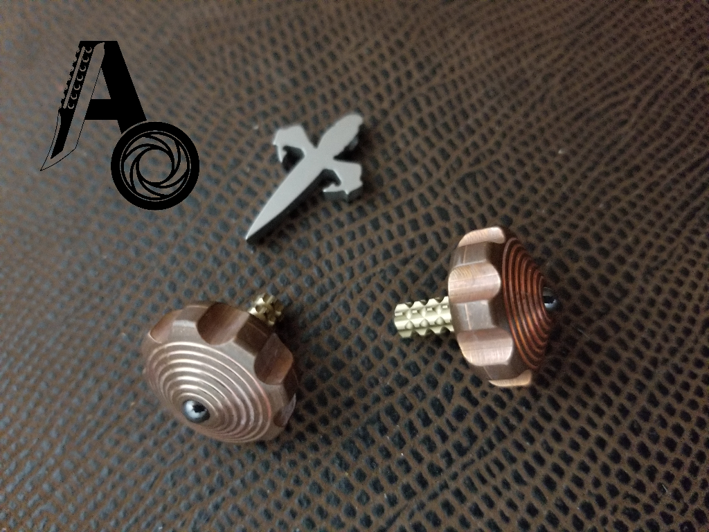 Mini Spin Top Copper with Bronze Ti Stem