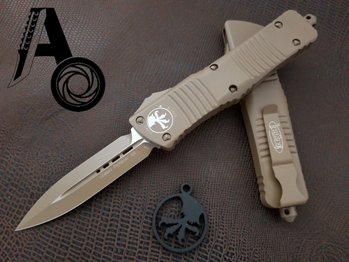 Microtech Combat Troodon Cerakote Flat Dark Earth D/E 142-1CDE