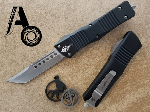 Microtech CT HELLHOUND Stonewashed 219-10   SHIPS TO YOU FRI MAY 20