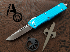 Microtech Troodon S/E OTF Automatic Knife Turquoise Satin 139-4TQ