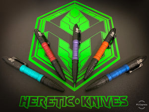 Heretic Thoth Tactical Pen - Choice of Color - PINK GREEN ROOTBEER RED BLUE ORANGE PURPLE TURQUOISE   H038-AL