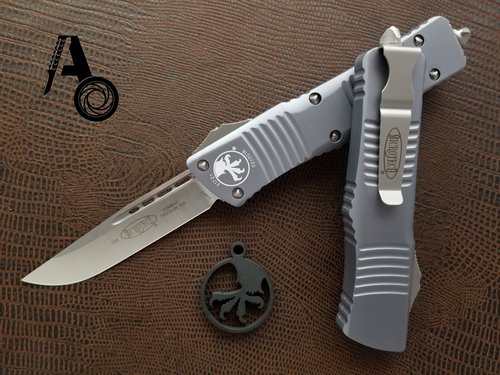 Microtech Combat Troodon S/E Grey Satin Standard 143-4GY