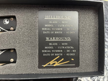 Microtech Ultratech Death Card Hound Set Hellhound and Warhound Apoc Bronze Standard 119-13SETDCS