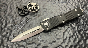 Microtech Troodon D/E OTF Automatic Knife Black Satin 138-4