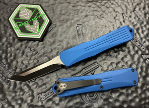 Heretic Knives Manticore E Two-Tone TANTO,  Blue Handle, Black Hardware H027-10A-BLU