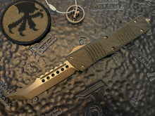 Microtech Combat Troodon Bronze Carbon Fiber Hellhound 219-13CF pre-owned