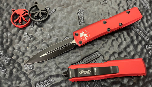 Microtech UTX-85 D/E Red Standard 232-1RD