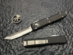 Microtech Ultratech Tanto T/E Satin Part Serrated 123-5