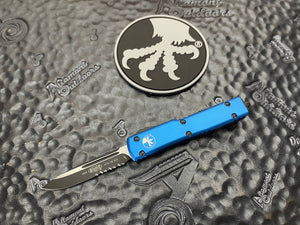 Microtech UTX-70 S/E Blue Part Serrated 148-2BL OTF