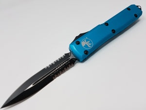 Ultratech D/E Turquoise Partial Serrated
