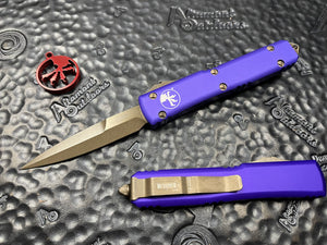 Microtech Ultratech Bayonet Purple Bronze Apoc 120-13APPU Signature Series