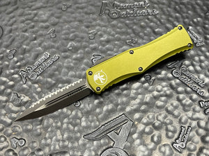 Microtech Knives HERA Double Edge Full Serrated OD Green 702-3OD