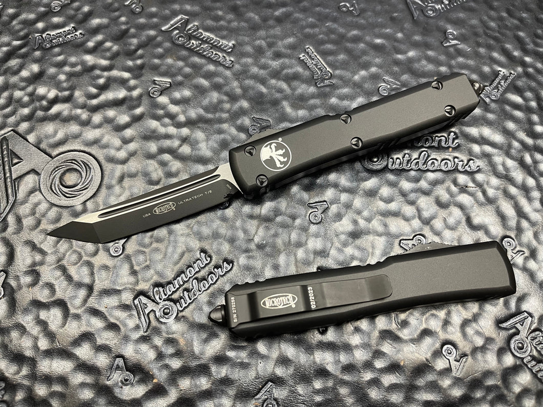 Microtech Ultratech T/E Black Tactical Standard Tanto 123-1T