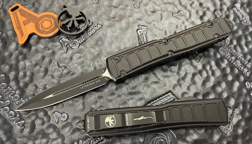 Microtech Ultratech II Stepside D/E Black Tactical 122II-1TS Summit II