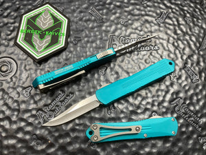 Heretic Knives Manticore S Turquoise Stonewashed Bowie H022B-2A-TQ