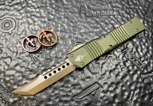 Microtech Combat Troodon HELLHOUND OD Green Bronze 219-13ODS