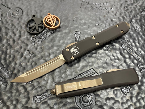 Microtech Ultratech T/E Bronze Apocalyptic Standard 123-13AP