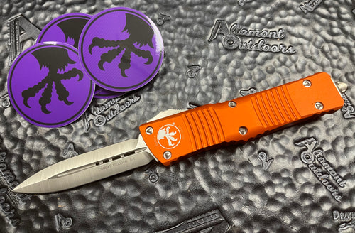 Microtech Combat Troodon D/E Satin ORange 142-4OR