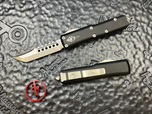 Microtech UTX-85 Hellhound Standard Stonewashed 719-10s