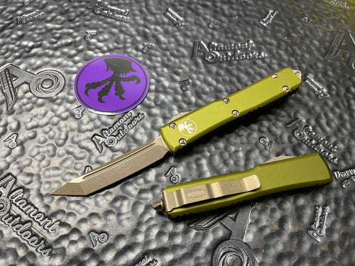 Microtech Ultratech T/E OD Green Bronze Apocalyptic Standard 123-13APOD