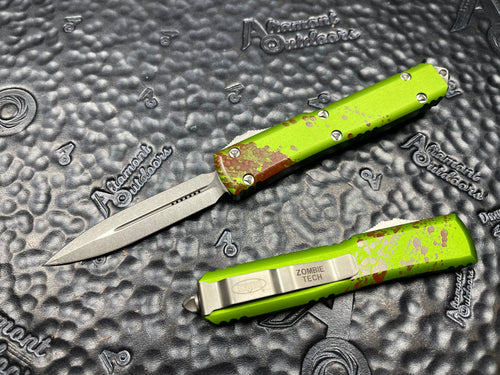 Microtech ZOMBIE Ultratech D/E Standard Stonewash 122-10Z