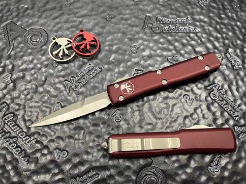 Microtech Ultratech Bayonet Satin Merlot 120-4MR