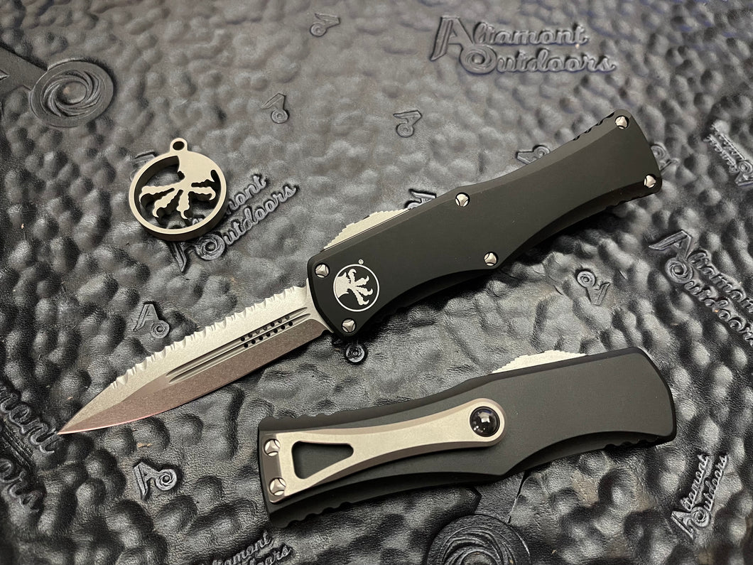 Microtech Knives HERA Double Edge Stonewashed Full Serrated 702-12