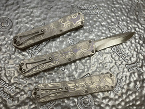Heretic Knives Manticore X Purple Camo Carbon Fiber, DLC Recurve  H033-6A-PUCF