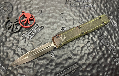 Microtech Ultratech D/E Outbreak Full Serrated 122-3OBDS